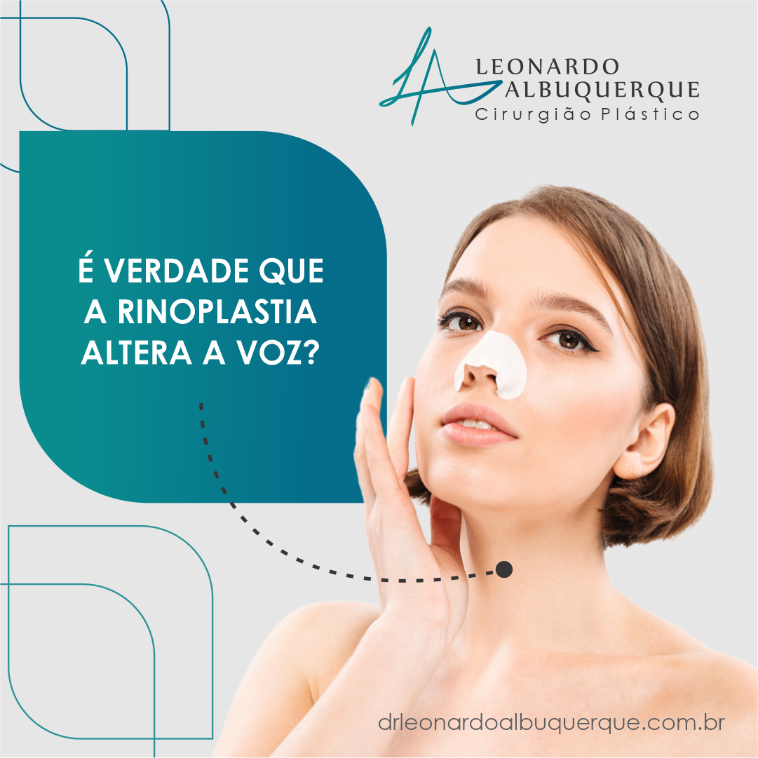 Rinoplastia altera a voz?